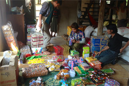 The number of distributing goods reached beyond 200 kinds